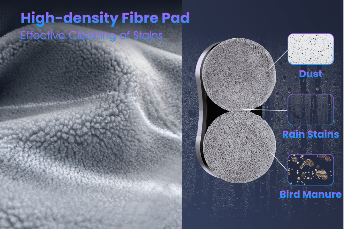 High-density Fibre Pad Effective Cleaning of Stains